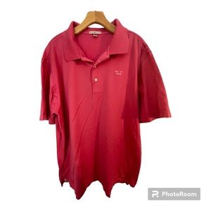 PETER MILLAR Pink Salmon Golf Polo Shirt Crown Crafted BAY HILL